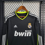 Real Madrid 2010/11 Vintage Retro Black Away Long Sleeve Jersey