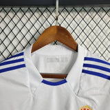 Real Madrid 2010/11 Vintage Retro White Home Long Sleeve Jersey