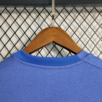 Real Madrid 2013/14 Vintage Retro Blue Away Jersey