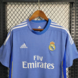 Real Madrid 2013/14 Vintage Retro Blue Away Jersey