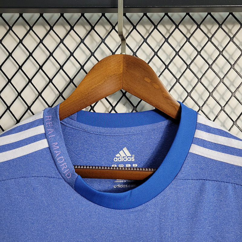 Real Madrid 2013/14 Vintage Retro Blue Away Jersey