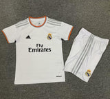Real Madrid 2013/14 Vintage Retro Home Kids Jersey Set