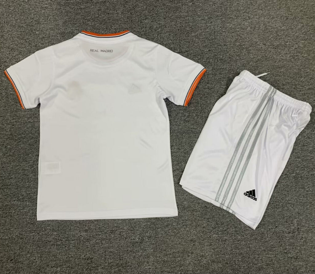 Real Madrid 2013/14 Vintage Retro Home Kids Jersey Set