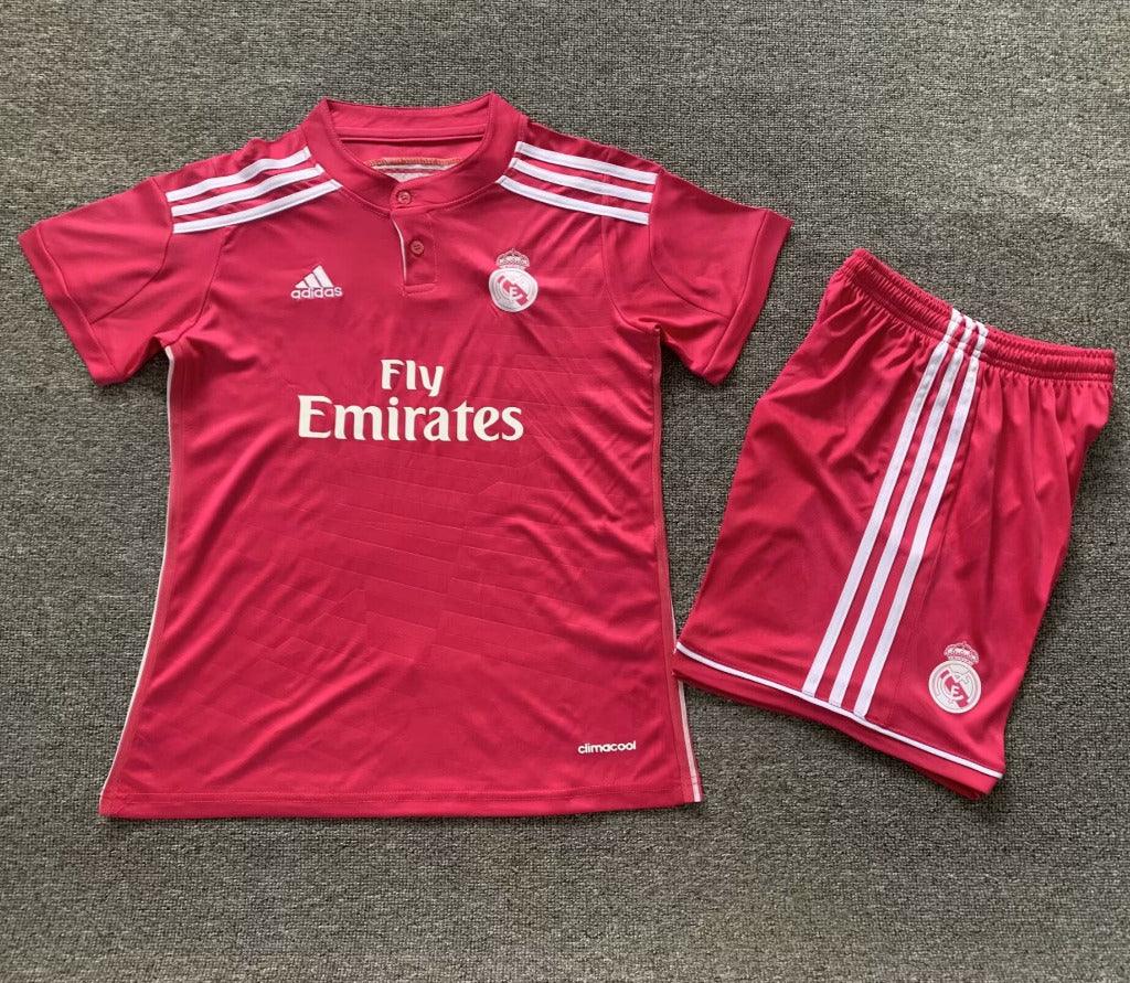 Real Madrid 2014/15 Vintage Retro Away Kids Jersey Set