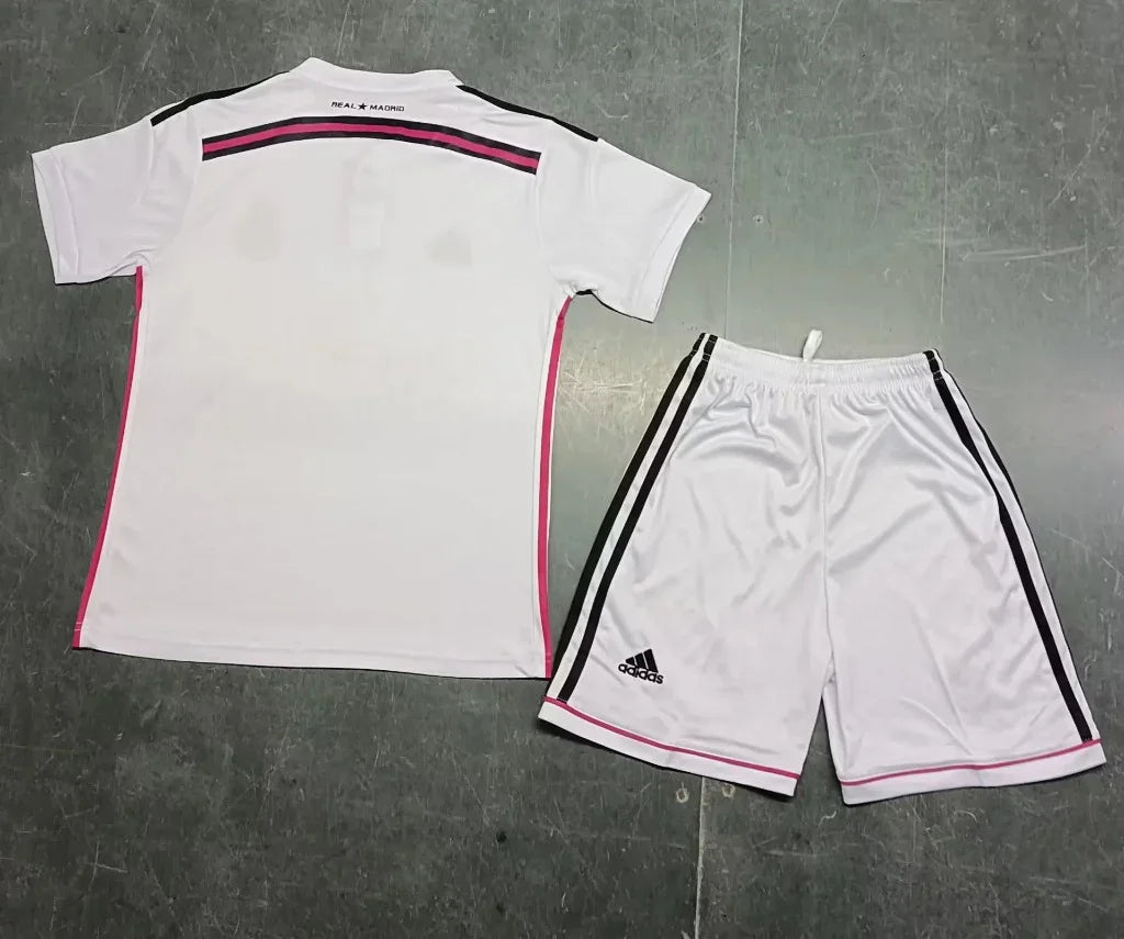 Real Madrid 2014/15 Vintage Retro Home Kids Jersey Set