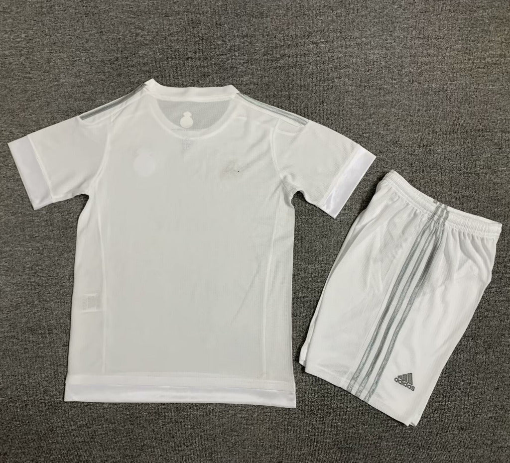 Real Madrid 2015/16 Vintage Retro Home Kids Jersey Set