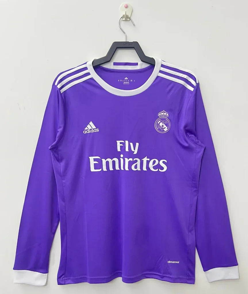 Real Madrid 2016/17 Vintage Retro Away Long Sleeve Jersey - Concept Kits