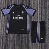 Real Madrid 2016/17 Vintage Retro Second Away Kids Jersey Set