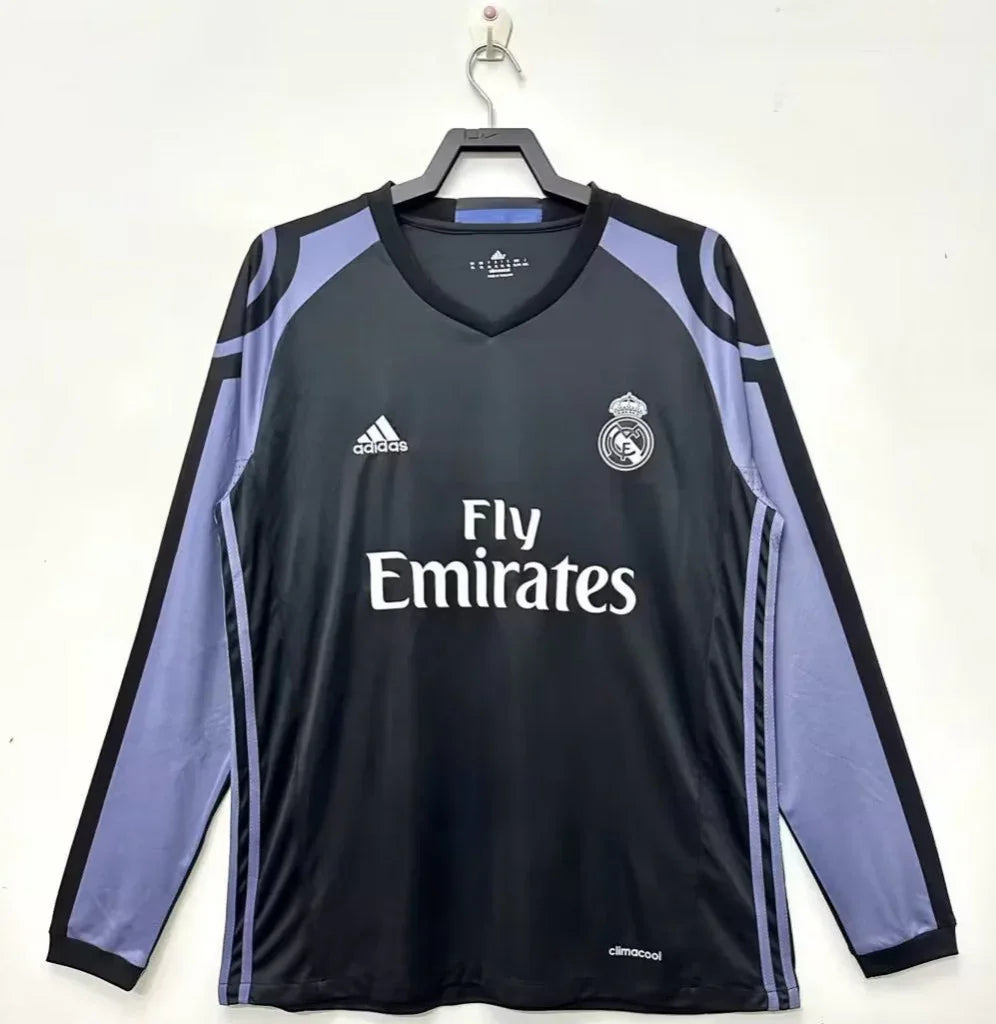 Real Madrid 2016/17 Vintage Retro Two Away Long Sleeves Jersey - Concept Kits