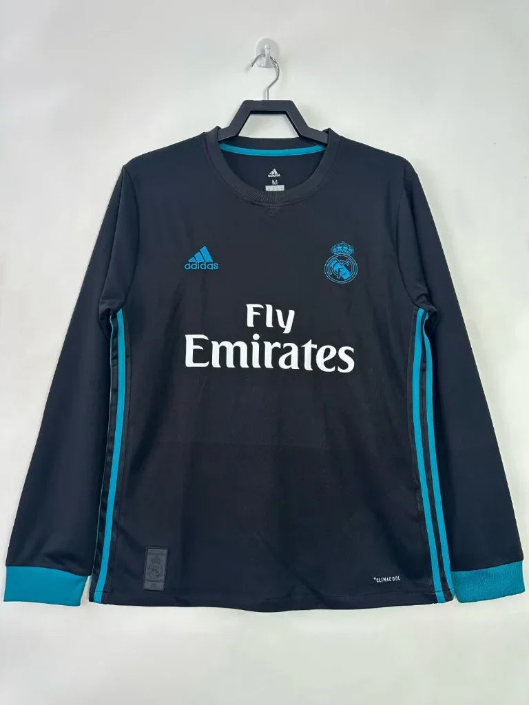 Real Madrid 2017/18 Vintage Retro Away Long Sleeves Jersey - Concept Kits