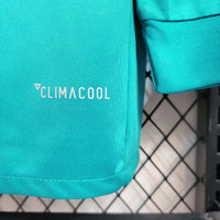 Real Madrid 2017/18 Vintage Retro Blue Second Guest Long Sleeve Jersey