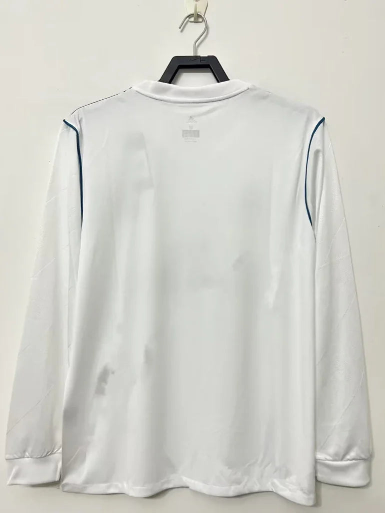 Real Madrid 2017/18 Vintage Retro Home Long Sleeve Jersey - Concept Kits