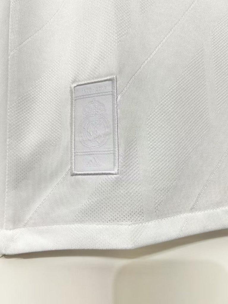 Real Madrid 2017/18 Vintage Retro Home Long Sleeve Jersey - Concept Kits