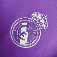 Real Madrid 2017/18 Vintage Retro Purple Away Jersey