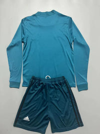 Real Madrid 2017/18 Vintage Retro Third Away Kids Jersey Set