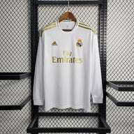 Real Madrid 2019/20 Vintage Retro Home Stadium Long Sleeve Jersey