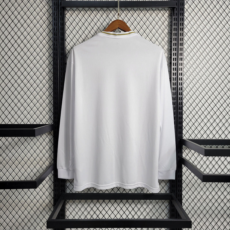 Real Madrid 2019/20 Vintage Retro Home Stadium Long Sleeve Jersey