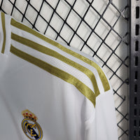 Real Madrid 2019/20 Vintage Retro Home Stadium Long Sleeve Jersey