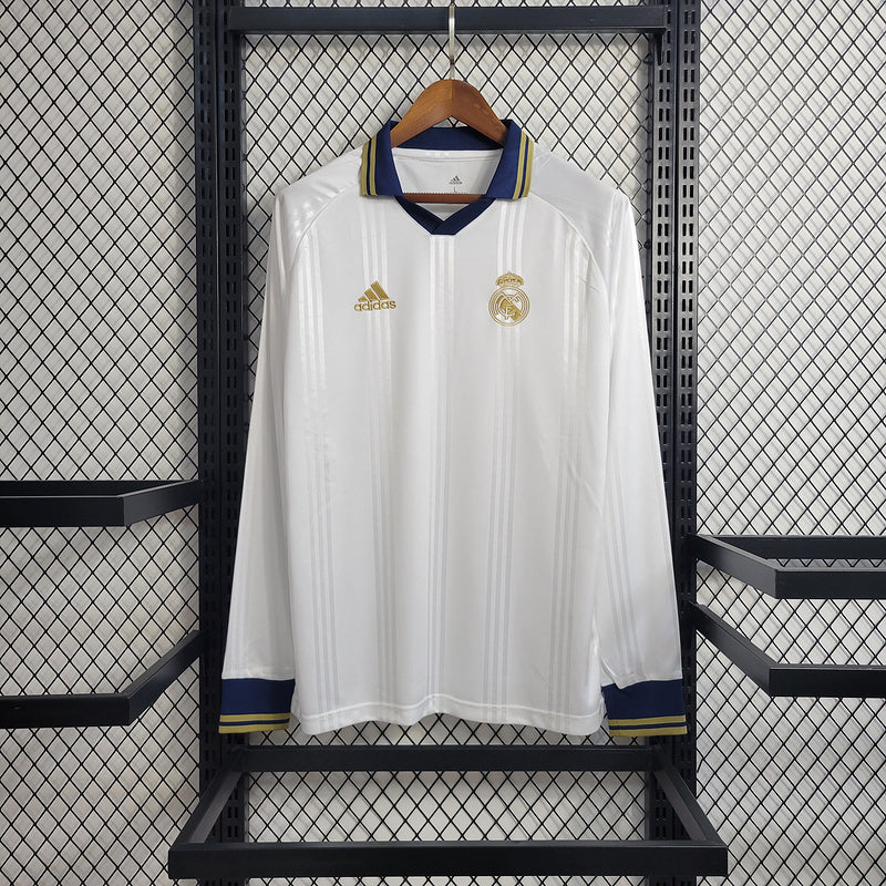 Real Madrid 2019/20 Vintage Retro Special Edition Long Sleeve Training Jersey