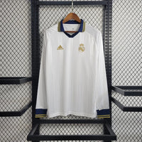 Real Madrid 2019/20 Vintage Retro Special Edition Long Sleeve Training Jersey