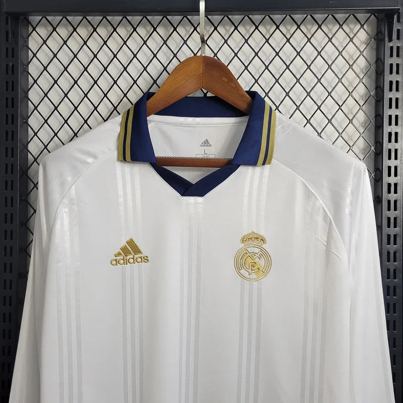 Real Madrid 2019/20 Vintage Retro Special Edition Long Sleeve Training Jersey