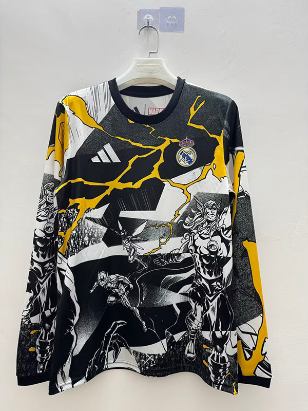 Real Madrid 25/26 Avengers Pre-Match Long Sleeve Jersey