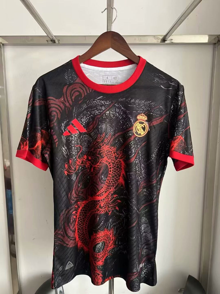 Real Madrid 25/26 Black and Red Dragon Special Edition Jersey - Concept Kits