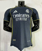 Real Madrid 25/26 Black Away Players Version Jersey