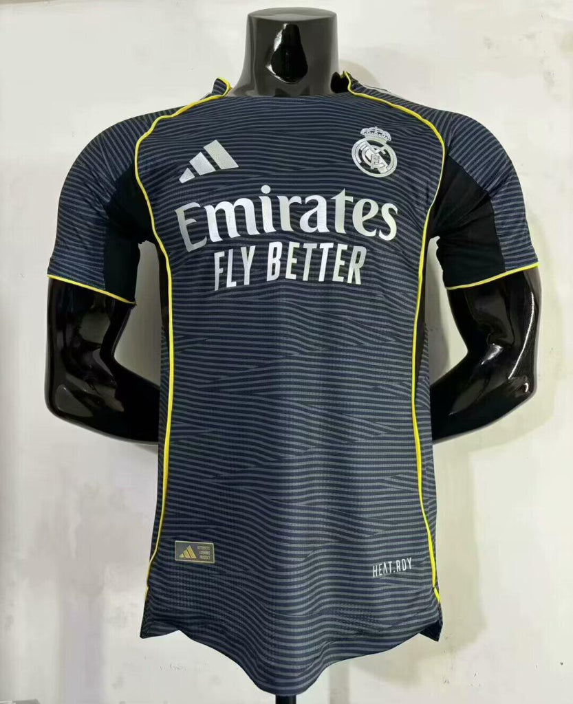 Real Madrid 25/26 Black Away Players Version Jersey
