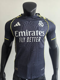 Real Madrid 25/26 Black Away Players Version Jersey