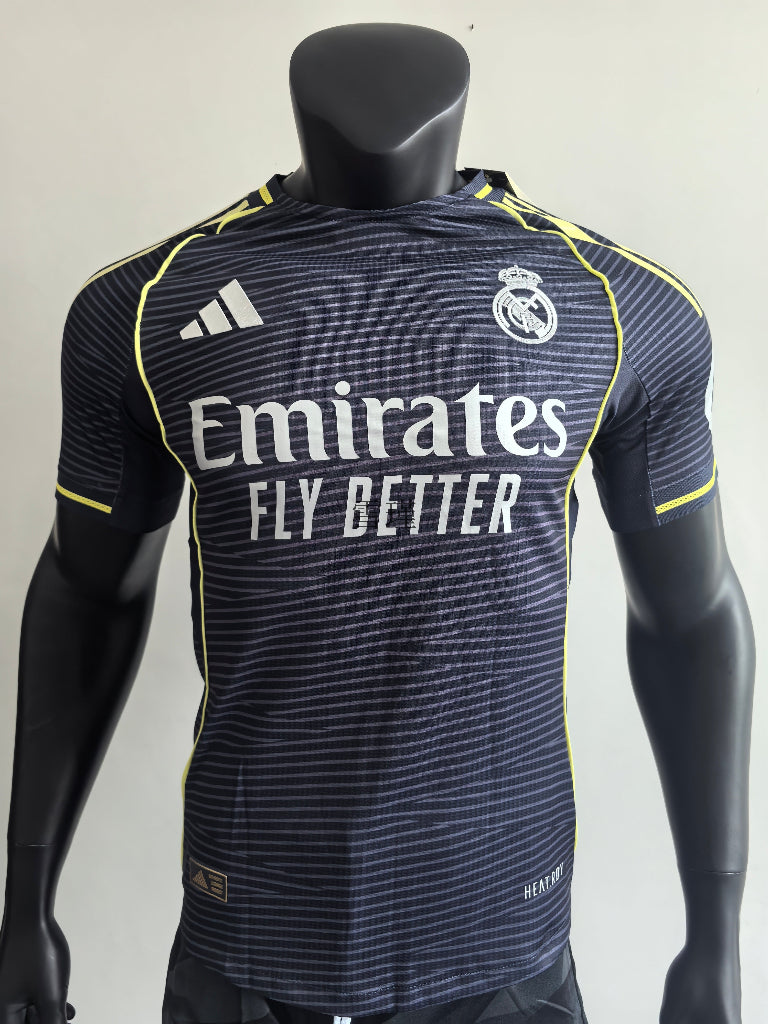 Real Madrid 25/26 Black Away Players Version Jersey