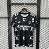 Real Madrid 25/26 Black LV Pattern Special Jersey - Concept Kits