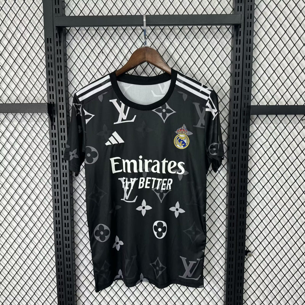 Real Madrid 25/26 Black LV Special Edition Jersey - Concept Kits