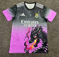 Real Madrid 25/26 Black/Purple Dragon Special Edition Jersey - Concept Kits