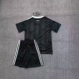 Real Madrid 25/26 Black Third Goalkeeper Kids Jersey Set
