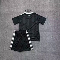 Real Madrid 25/26 Black Third Goalkeeper Kids Jersey Set