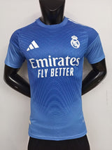 Real Madrid 25/26 Blue Home Goalkeeper Player Version Jersey