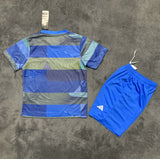 Real Madrid 25/26 Blue Pre-Match Kids Jersey Set