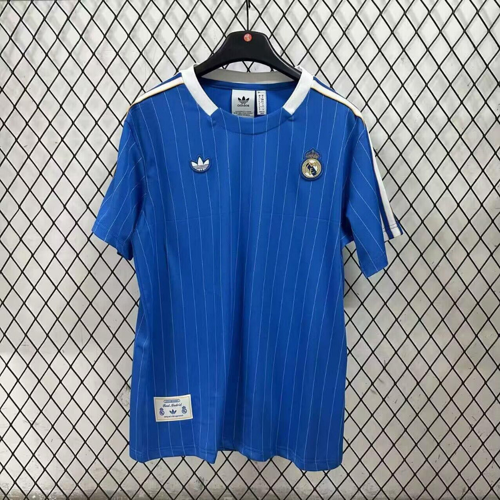 Real Madrid 25/26 Blue Retro Style Third Jersey