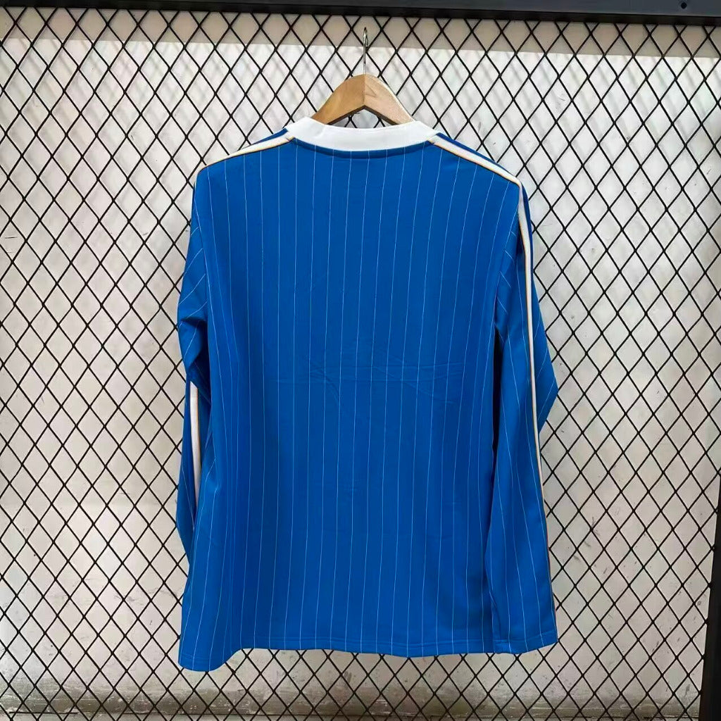 Real Madrid 25/26 Blue Retro Third Long Sleeve Jersey