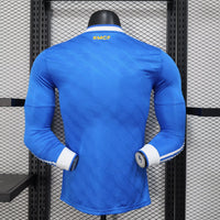 Real Madrid 25/26 Blue Third Away Long Sleeve Player Version Jersey