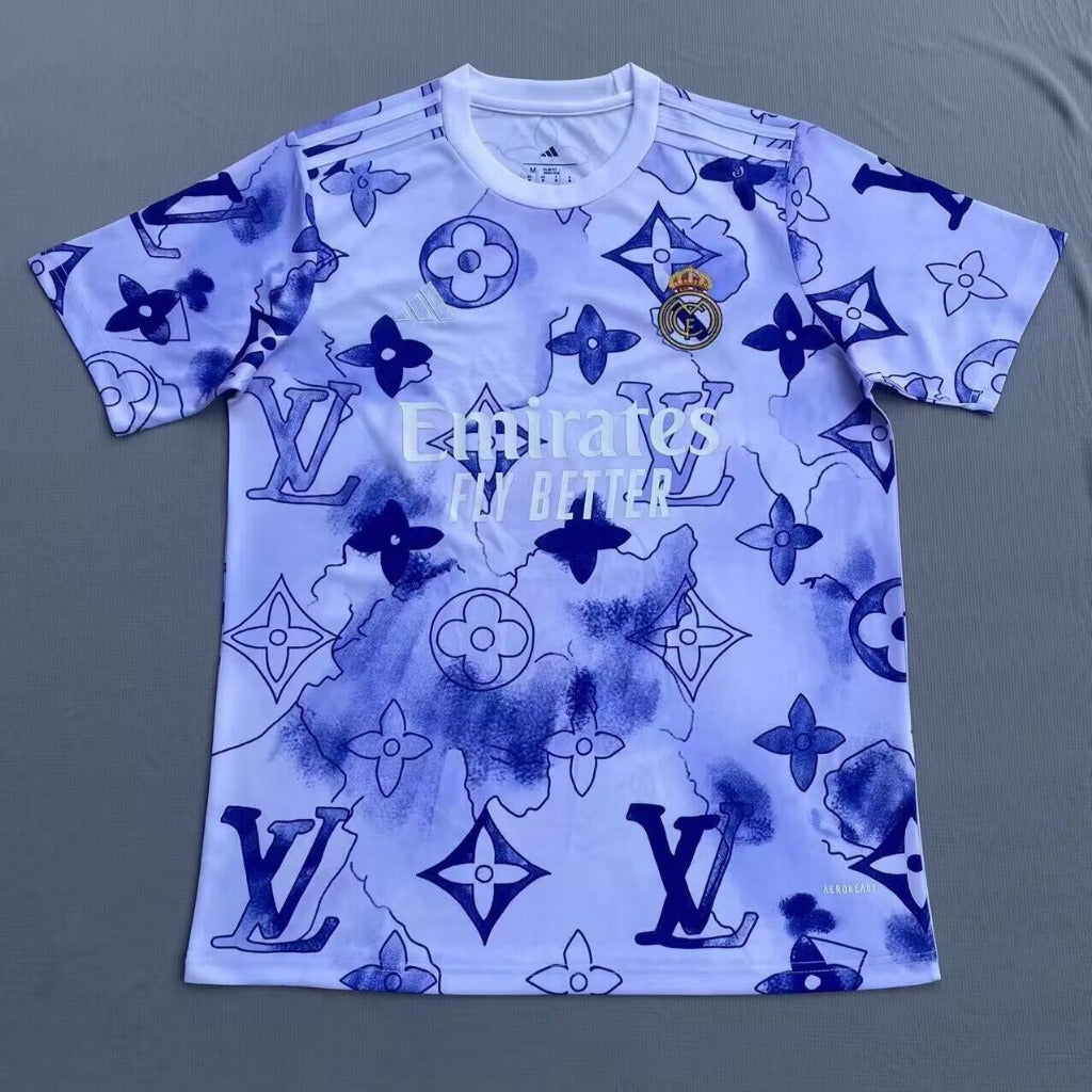 Real Madrid 25/26 Blue/White Goalkeeper Special Jersey - Concept Kits