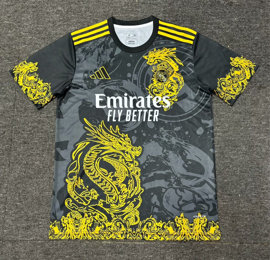 Real Madrid 25/26 Gold Dragon Special Edition Jersey - Concept Kits
