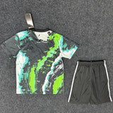 Real Madrid 25/26 Green/Black Edition Kids Jersey Set