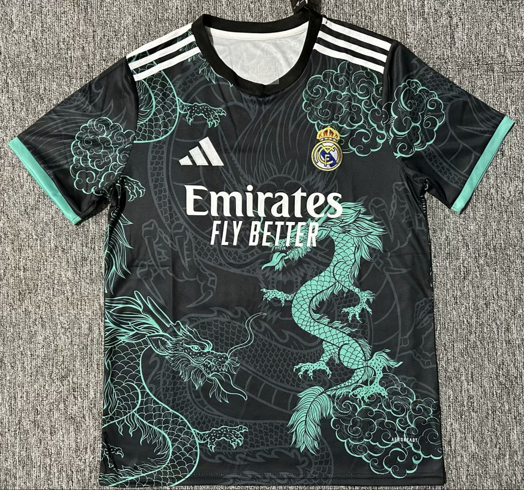 Real Madrid 25/26 Light Green Dragon Special Jersey - Concept Kits