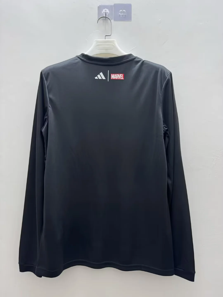 Real Madrid 25/26 Marvel Avengers Black Long-Sleeved Jersey