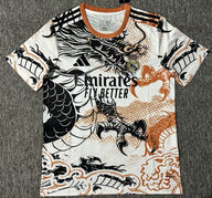 Real Madrid 25/26 Orange/Black Dragon Special Edition Jersey - Concept Kits