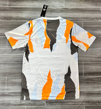 Real Madrid 25/26 Orange/Charcoal Pre Match Jersey - Concept Kits