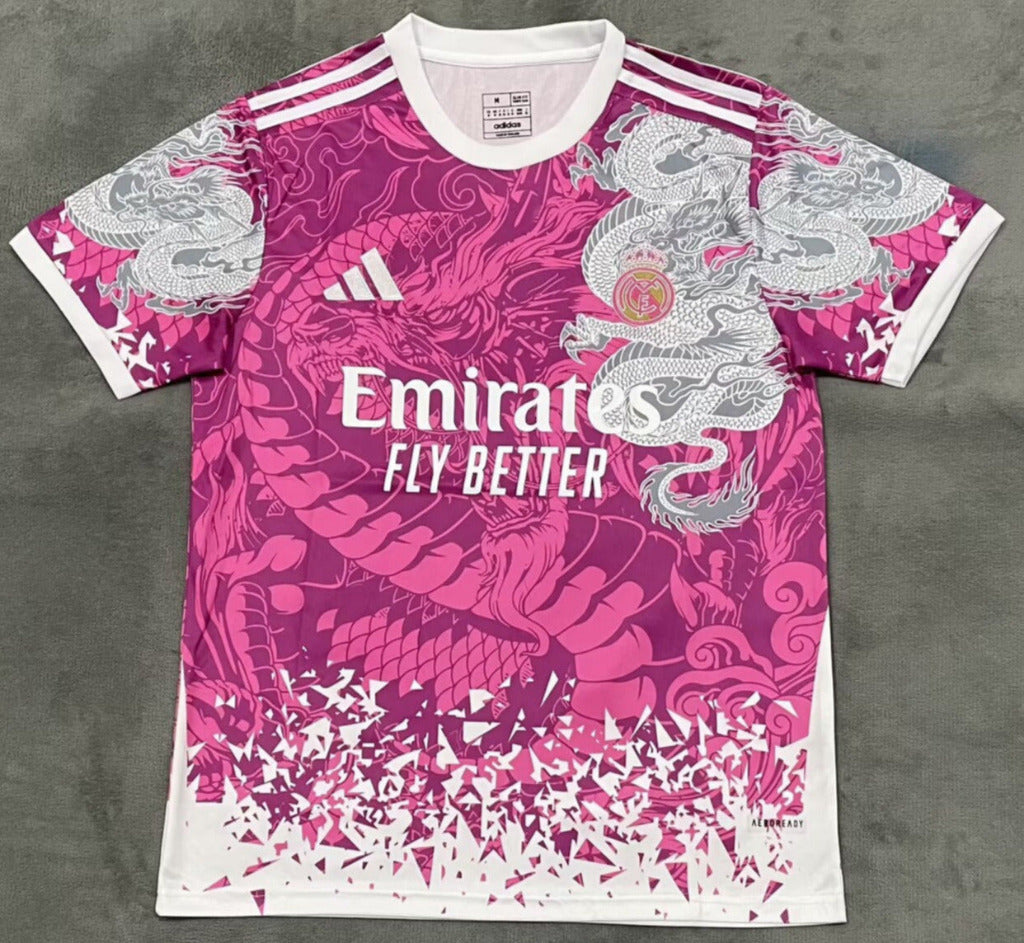 Real Madrid 25/26 Pink Dragon Special Edition Jersey - Concept Kits