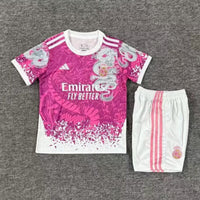 Real Madrid 25/26 Pink Dragon Special Edition Kids Jersey Set